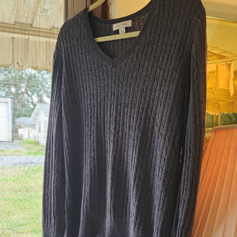 Merona Women's Charcoal V-Neck Sweater